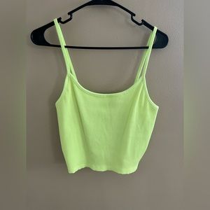 American Eagle Neon Cropped Tank Top